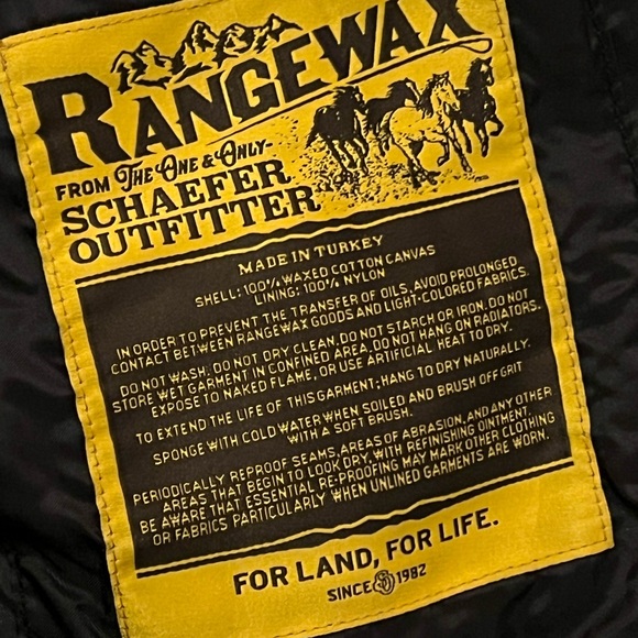 🏔️ Schaefer Outfitter Rangewax Canvas Jacket 🏔️ - Picture 3 of 8